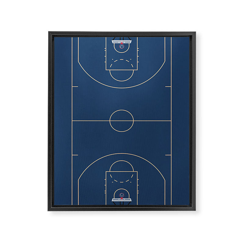 Full Court | Basketball Stadium  Framed Canvas Print Gallery Image 6
