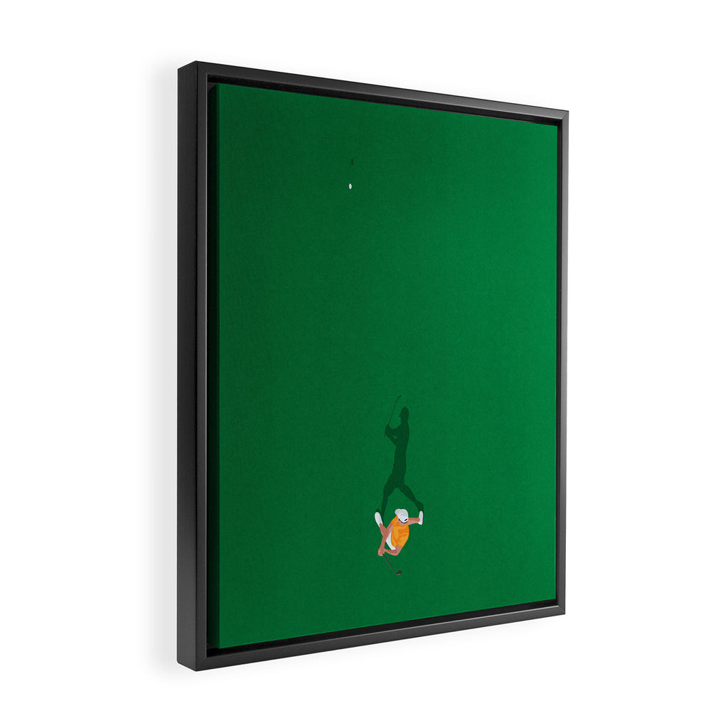 Golfing  Framed Canvas Print Gallery Image 2