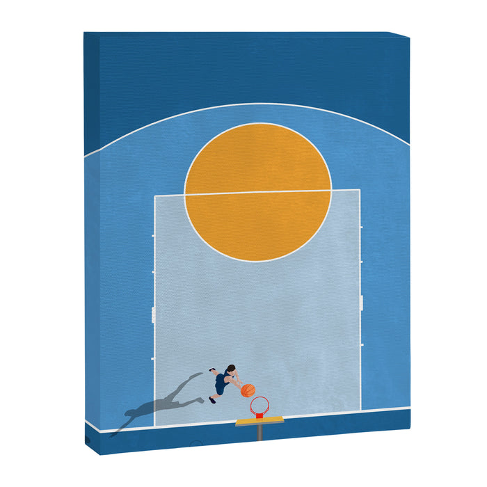 Shoot Hoops  Canvas Print Gallery Image 1