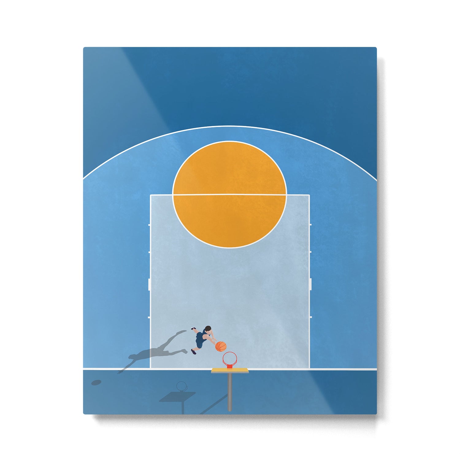 Shoot Hoops  Metal Print Gallery Image 4