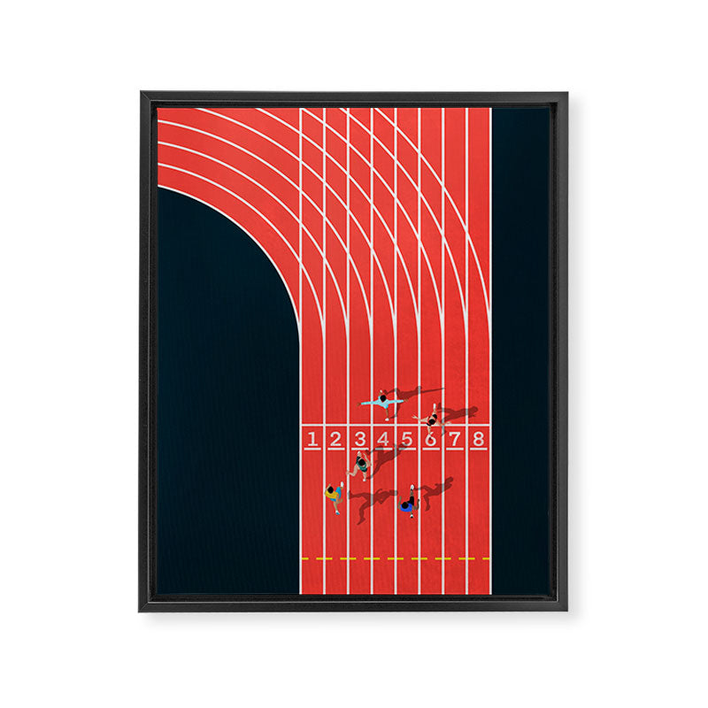 Sprinter  Framed Canvas Print Gallery Image 6