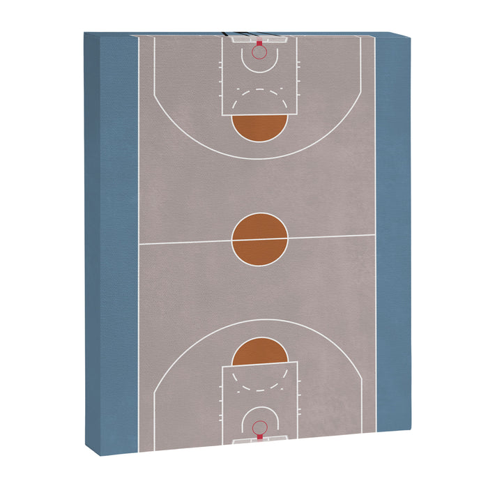 Street Basketball Court  Canvas Print Gallery Image 1