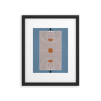 Street Basketball Court  Framed Art Print Gallery Image 5