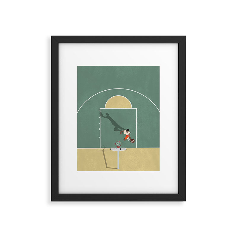 Street Basketball  Framed Art Print Gallery Image 5