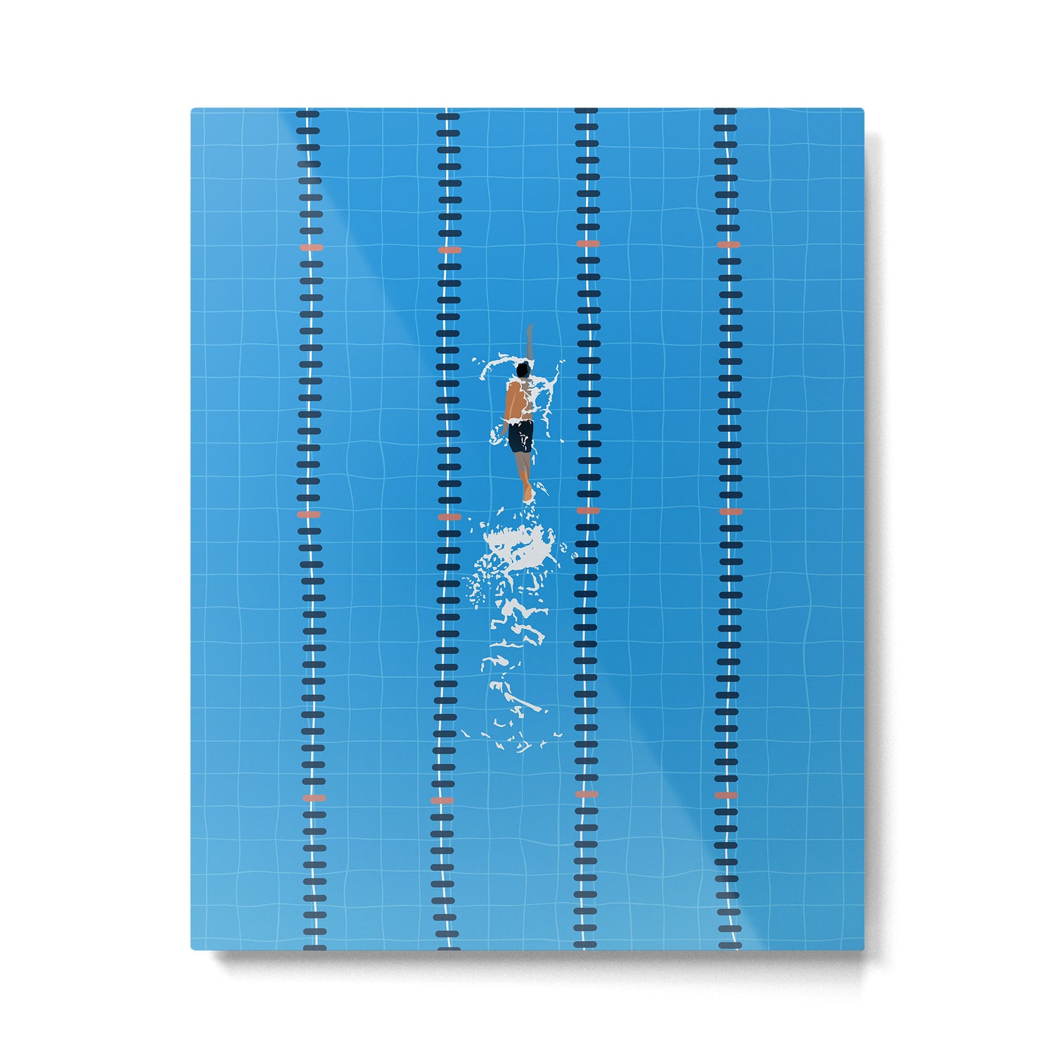 Swimming Zone  Metal Print Gallery Image 4