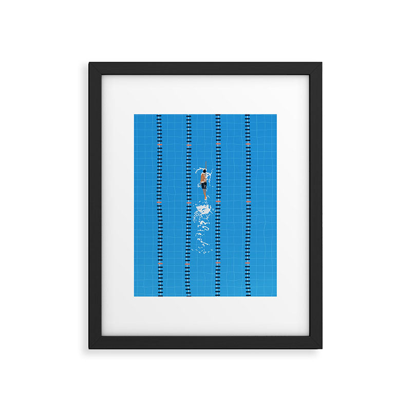 Swimming Zone  Framed Art Print Gallery Image 5