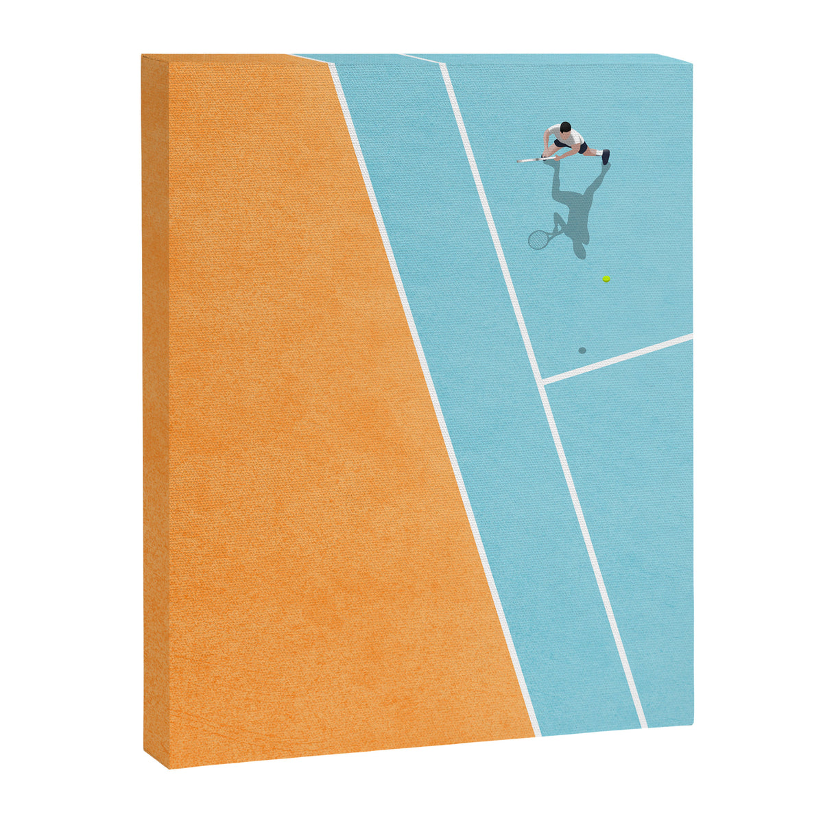 Tennis Court Colors  Canvas Print Gallery Image 6