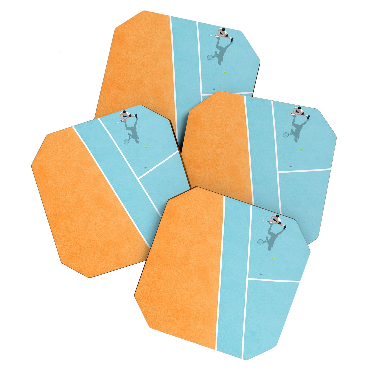 Tennis Court Colors  Coaster Gallery Image 1