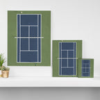 Tennis Court | Match Point  Canvas Print Gallery Image 3