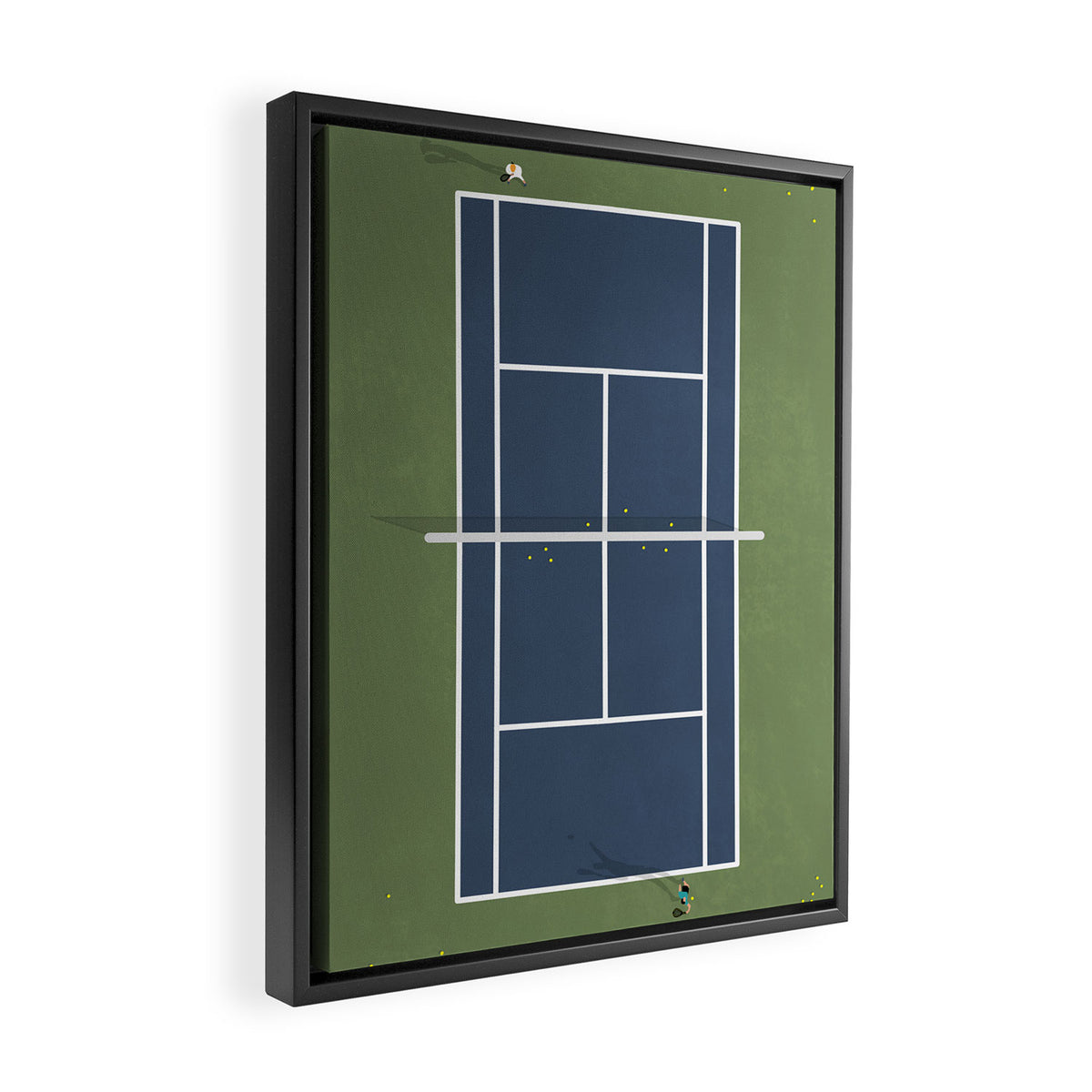 Tennis Court | Match Point  Framed Canvas Print Gallery Image 2