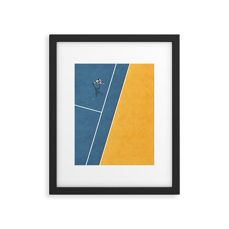 Tennis Player Framed Art Print Gallery Image 5