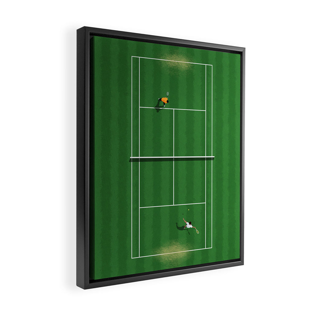 Wimbledon Game  Framed Canvas Print Gallery Image 2