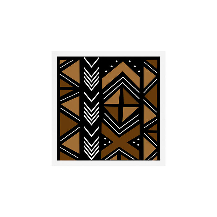 African Mudcloth Bogolan Traditional Fabric Design Art Print Gallery Image 1