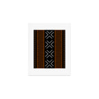 African Tribal Abstract Bogolan Art Print Gallery Image 1