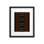African Tribal Abstract Bogolan Framed Art Print Gallery Image 6