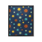 Blue Desert Sun Framed Canvas Print Gallery Image 8