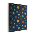 Blue Desert Sun Framed Canvas Print Gallery Image 2