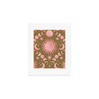 Dusty Pink Boho Celestial Art Print Gallery Image 1