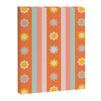 Groovy 70s Flowers & Stripes Canvas Print Gallery Image 8