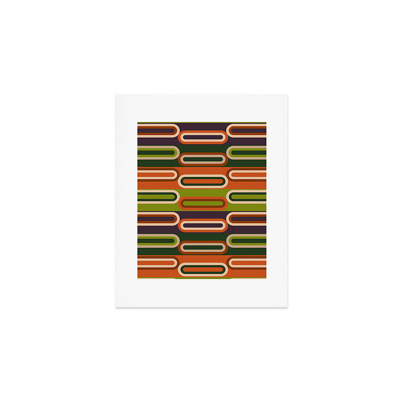 Mid Century Modern Geometry Art Print Gallery Image 1