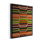 Mid Century Modern Geometry Framed Canvas Print Gallery Image 2