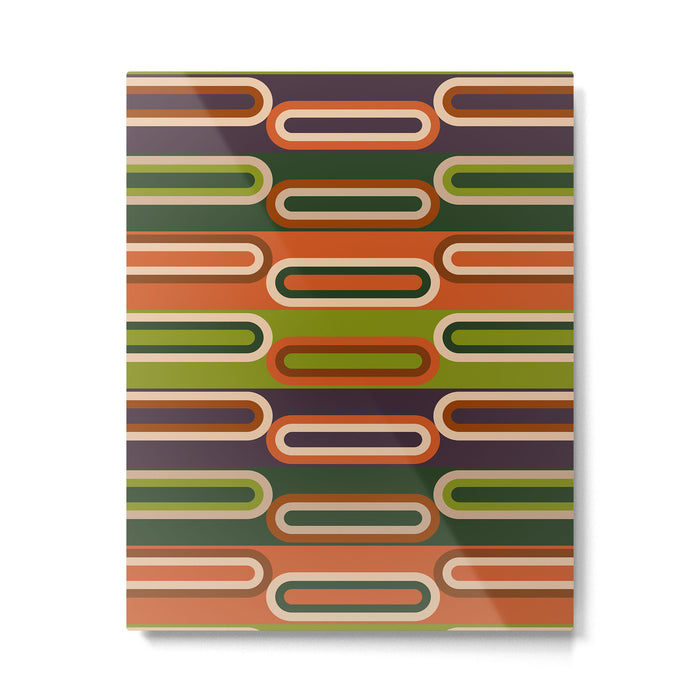 Mid Century Modern Geometry Metal Print Gallery Image 1