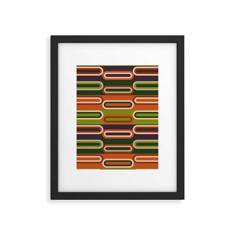 Mid Century Modern Geometry Framed Art Print Gallery Image 6