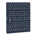Mudcloth Distress Denim Canvas Print Gallery Image 8