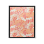 Peach Mohave Desert Framed Canvas Print Gallery Image 8