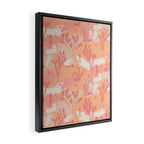 Peach Mohave Desert Framed Canvas Print Gallery Image 2