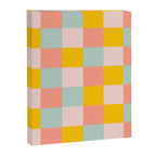 Retro Funky Checks Canvas Print Gallery Image 8