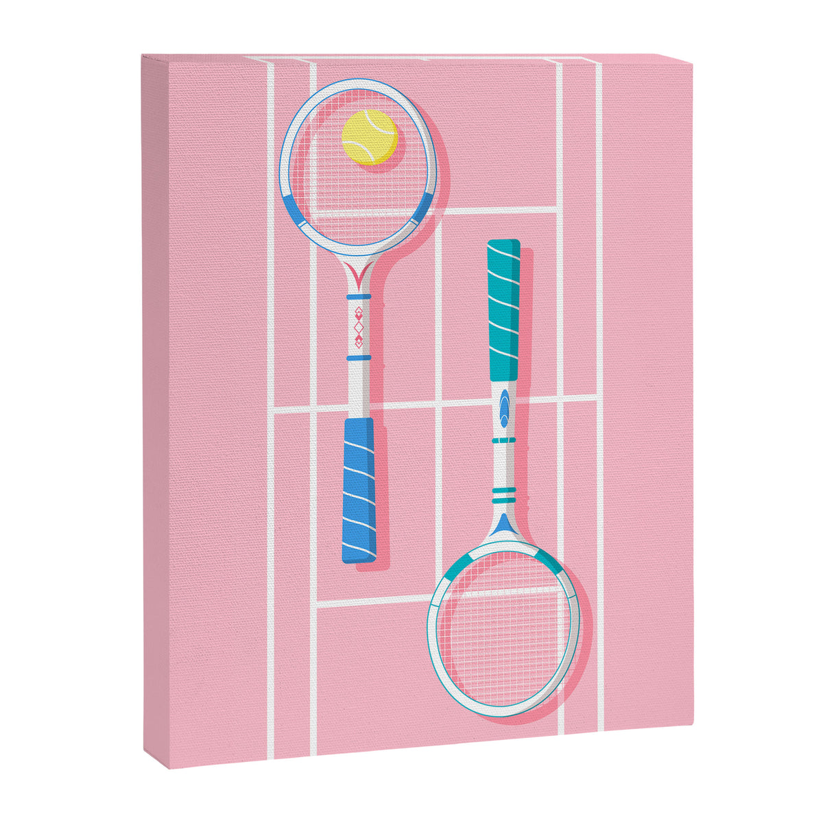 Retro Tennis Canvas Print Gallery Image 6