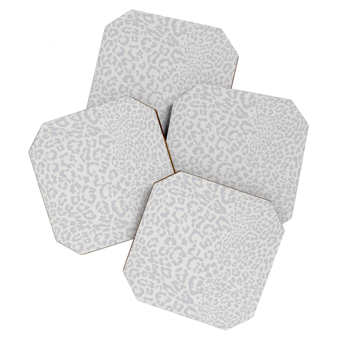 Snow Leopard Print Coaster Gallery Image 1