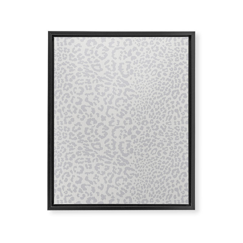 Snow Leopard Print Framed Canvas Print Gallery Image 8