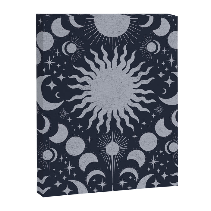 Tarot Celestial Indigo Canvas Print Gallery Image 1