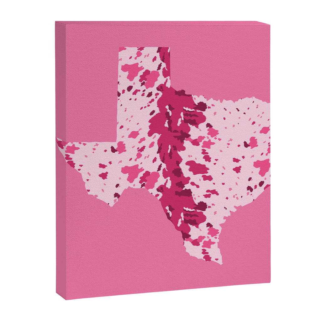 Texas Pink Longhorn Canvas Print Gallery Image 8