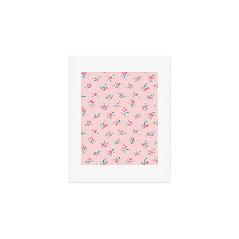 Vintage Cherry Blossom Bouquets Art Print Gallery Image 1