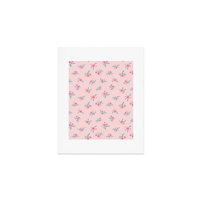 Vintage Cherry Blossom Bouquets Art Print Gallery Image 1