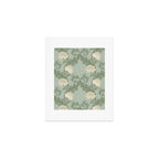 Vintage Floral Arts and Crafts Style Art Print Gallery Image 1
