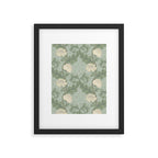 Vintage Floral Arts and Crafts Style Framed Art Print Gallery Image 6