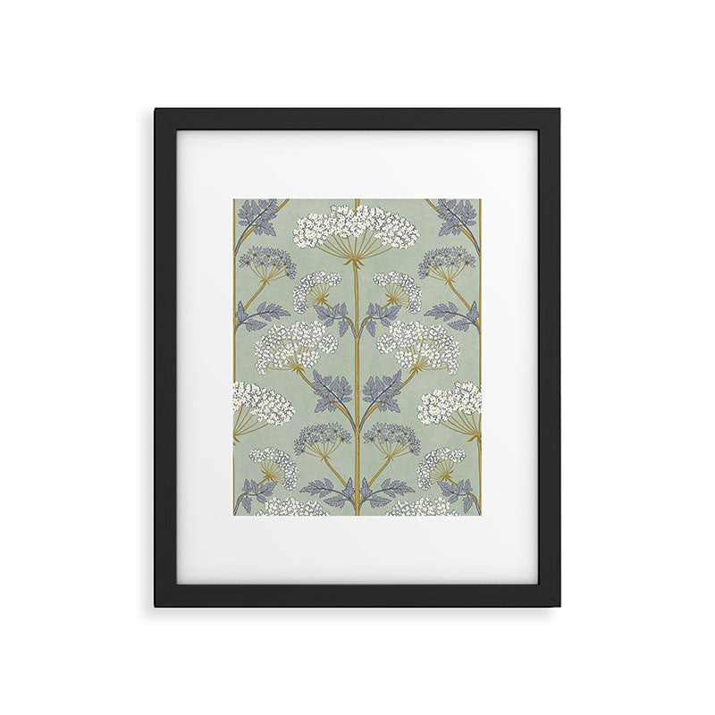 Vintage Sage Floral Framed Art Print Gallery Image 6