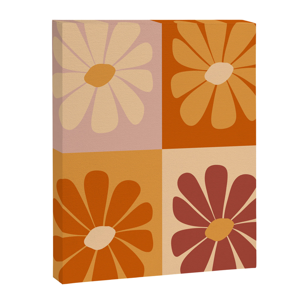 70's Daisy Bloom  Canvas Print Gallery Image 8