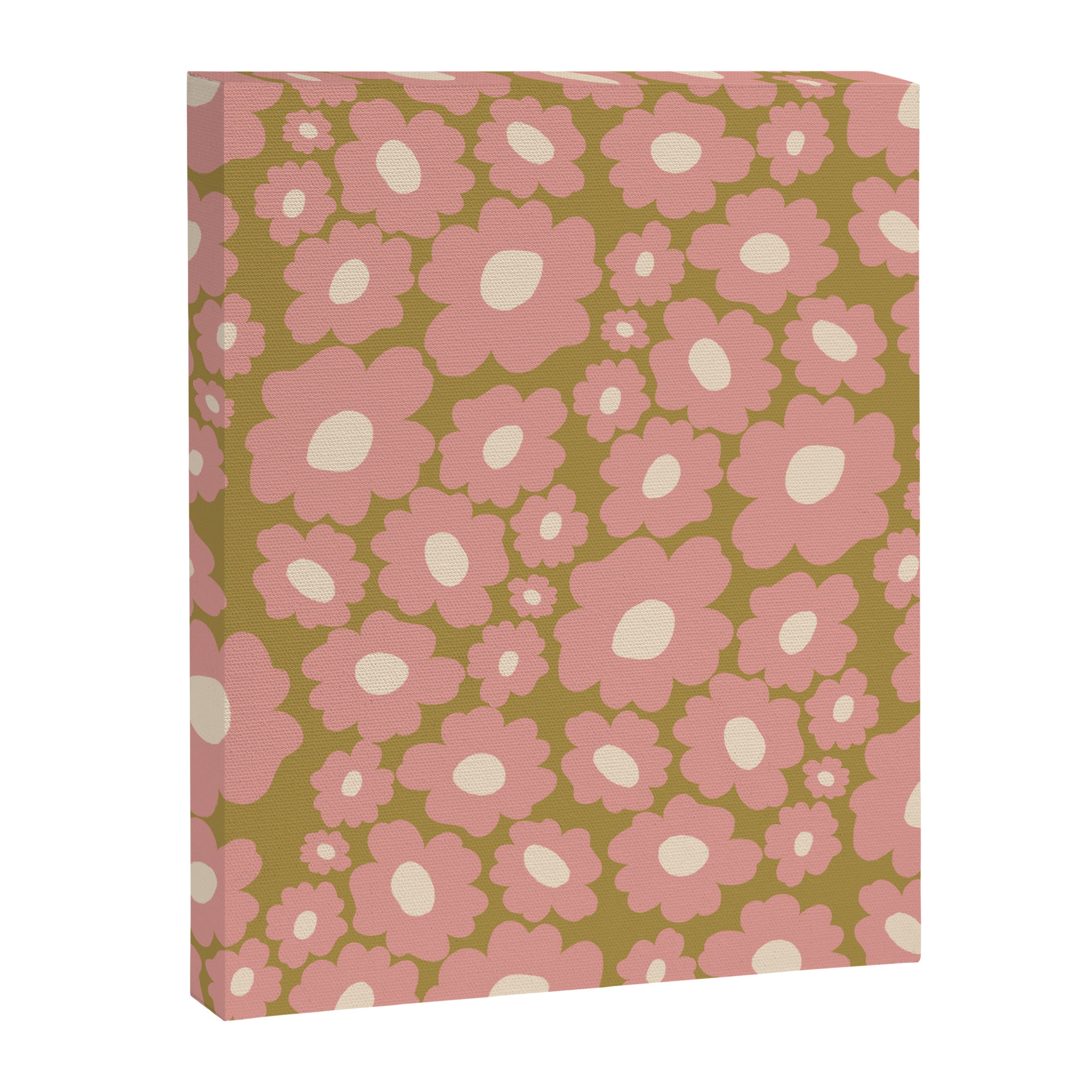 70âs Retro Floral  Canvas Print Gallery Image 8