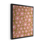 70âs Retro Floral  Framed Canvas Print Gallery Image 2