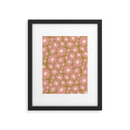 70âs Retro Floral  Framed Art Print Gallery Image 6