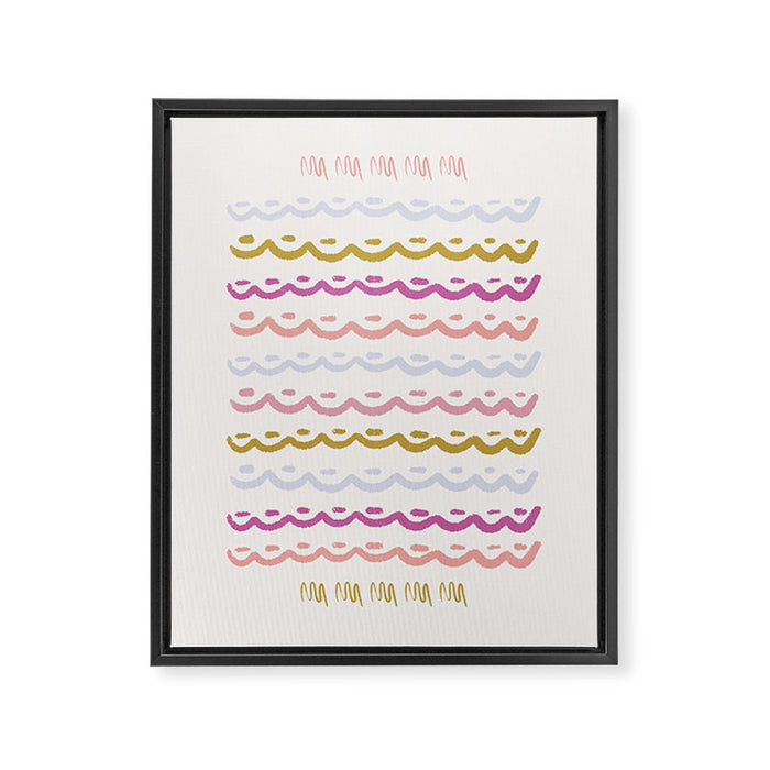 Abstract Water  Framed Canvas Print Gallery Image 1