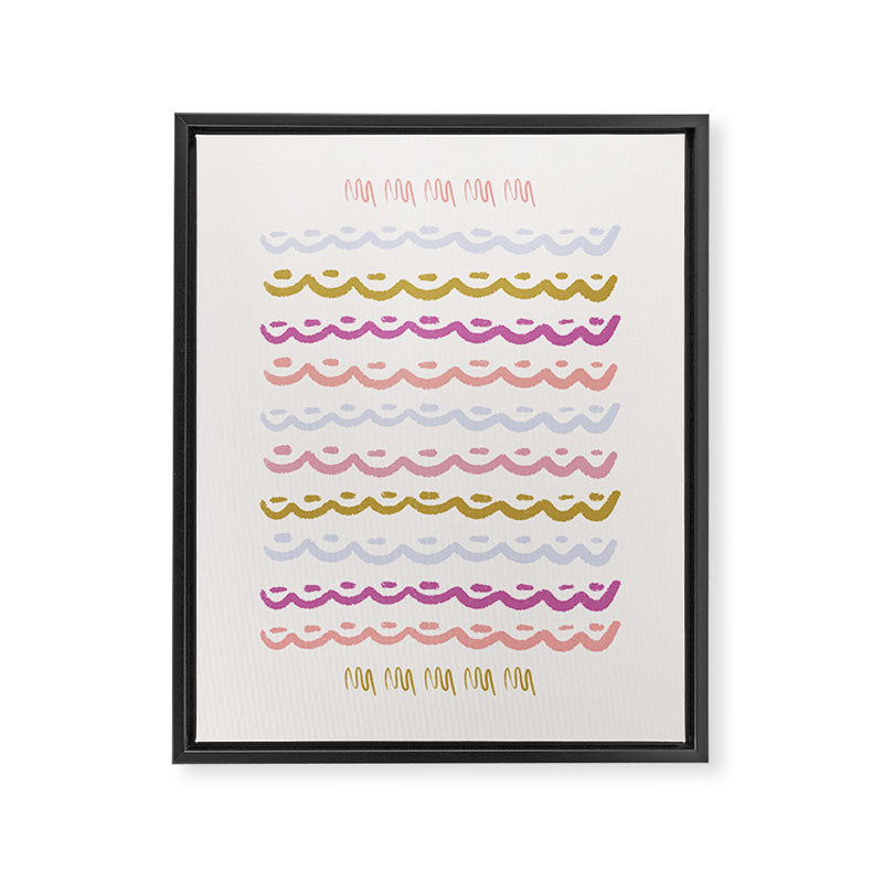 Abstract Water  Framed Canvas Print Gallery Image 6