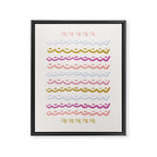 Abstract Water  Framed Canvas Print Gallery Image 6