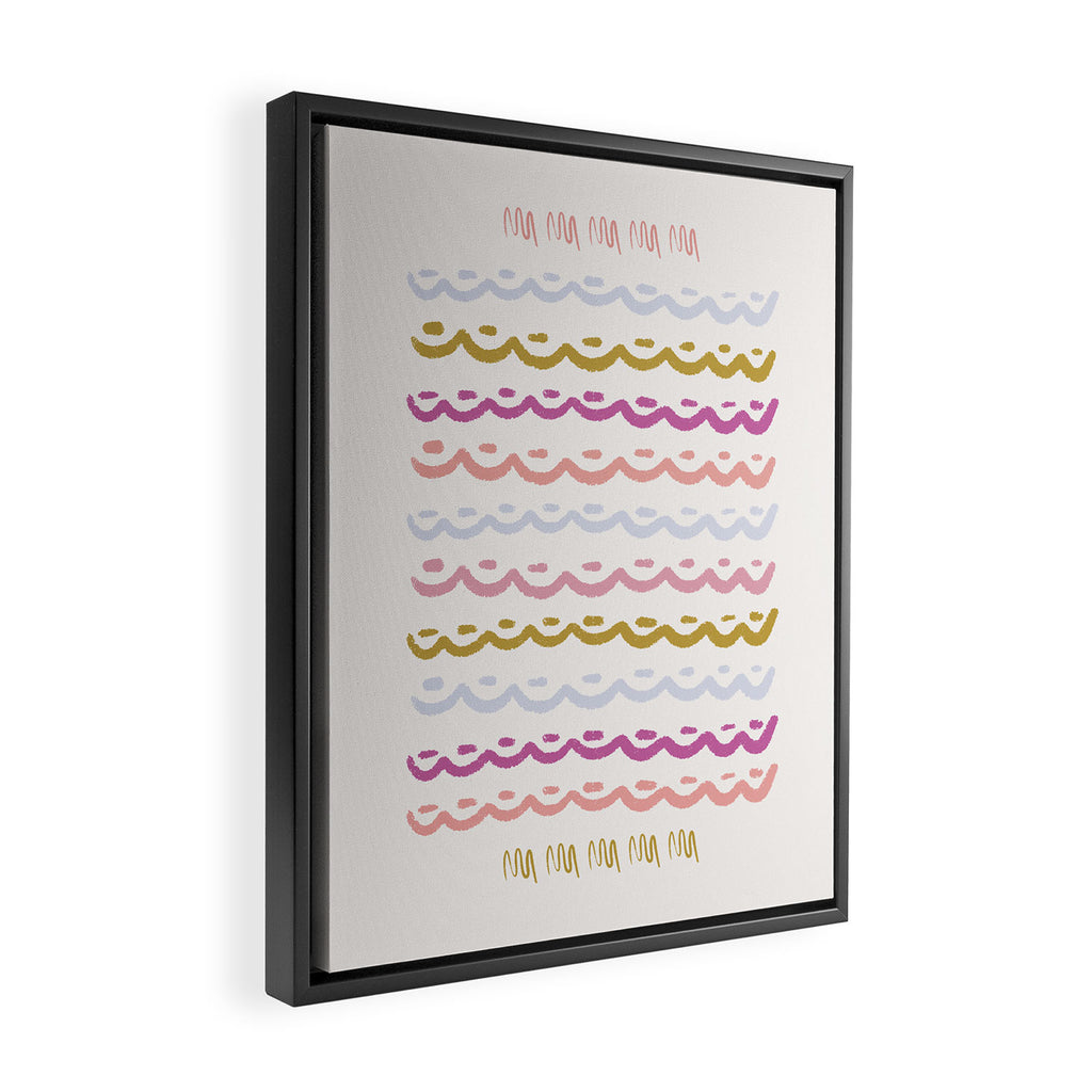 Abstract Water  Framed Canvas Print Gallery Image 2