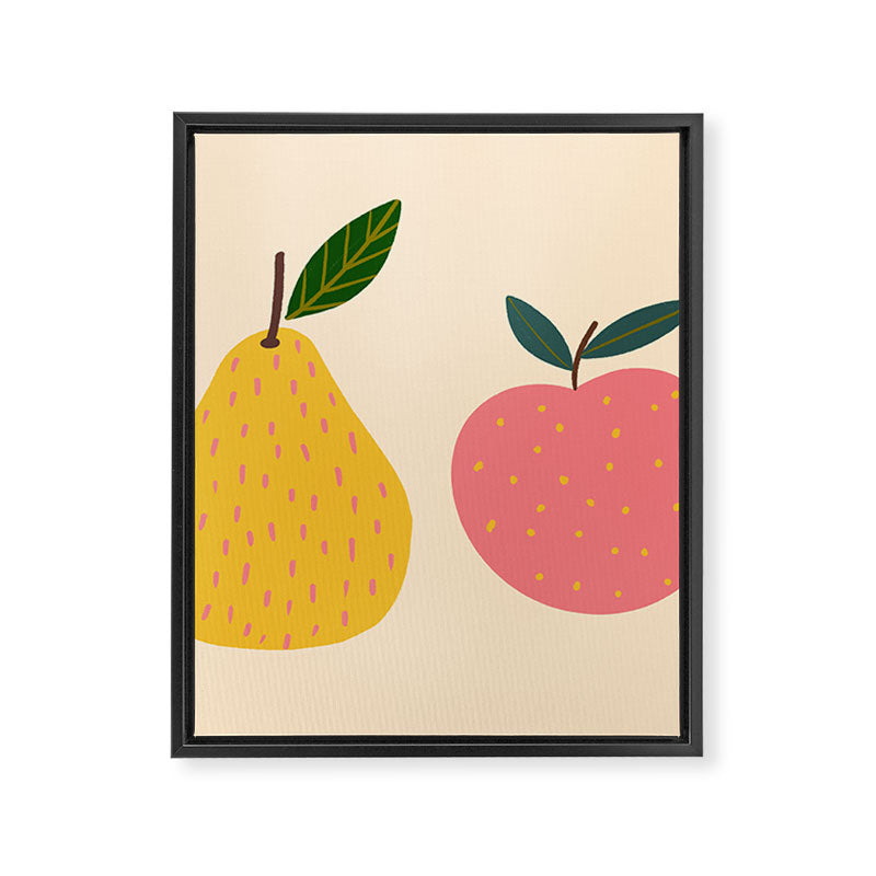 Apple and Pear  Framed Canvas Print Gallery Image 8